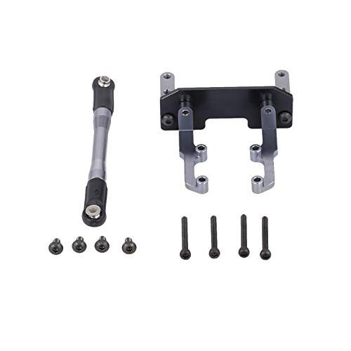 GoolRC Aluminum Alloy Servo Holder Metal Link Rod Pull Rod Servo Stand Plastic Rod Ends for Axial SCX10 II 90046 AR44 Axle RC Car RC Accessories