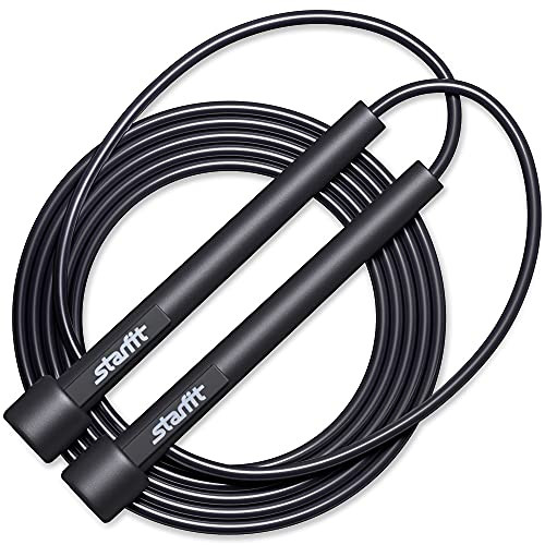 Lightweight Jump Rope for Fitness and Exercise - Adjustable Jump Ropes with Plastic Handles - Tangle-Free Skipping Rope for Crossfit, Gym, Cardio and Endurance Training - Jumping Rope for Workout -1- Lightweight Jump Rope for Fitness and Exercise - Adjustable Jump Ropes with Plastic Handles - Tangle-Free Skipping Rope for Crossfit, Gym, Cardio and Endurance Training - Jumping Rope for Workout -1-