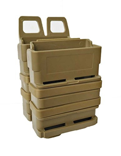 Simways Tactical Mag Pouch Holster 5.56 Magazine Holder for M4 M16 AR15 -Tan-