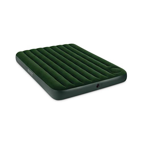 Intex Downy Airbed with Built-in Foot Pump, Queen