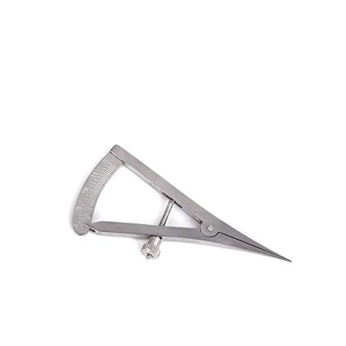 Annhua Dental Castroviejo Caliper Range 0-20 mm Measuring Statinless Steel Instruments -Straight-