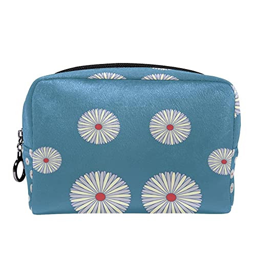 Makeup Bag Travel Makeup Case Cosmetic Case Professional Portable Chrysanthemum blue Makeup Brush Holder Organizer and Storage Makeup Bag Travel Makeup Case Cosmetic Case Professional Portable Chrysanthemum blue Makeup Brush Holder Organizer and Storage