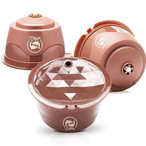 Refillable Crema Dolce Gusto Capsule Reusable Coffee Pods Filters Compatible for Nescafe Dolce Gusto Brewers -Update version Rich crema- Refillable Crema Dolce Gusto Capsule Reusable Coffee Pods Filters Compatible for Nescafe Dolce Gusto Brewers -Update version Rich crema-