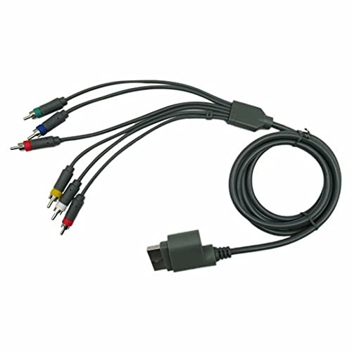 Vicue HD TV Component Composite Audio Video AV Cable Cord for Microsoft Xbox 360