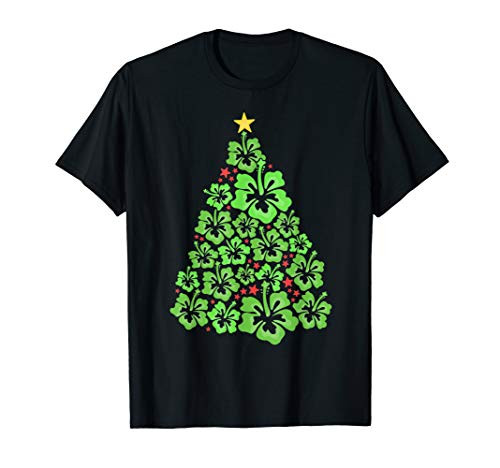 Hawaiian Christmas Tree Mele Kalikimaka Flower Hawaii T-Shirt Hawaiian Christmas Tree Mele Kalikimaka Flower Hawaii T-Shirt