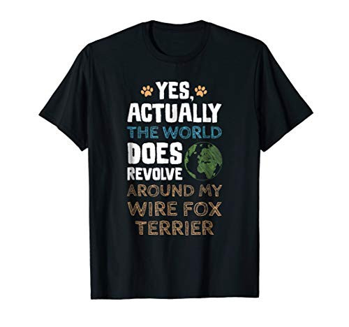 Wire Fox Terrier Dog Tee, Wire Fox Dog Lover