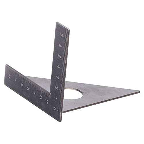 Woodworking Right Angle Ruler, Stainless Steel 90/45 Degrees Carpenter Combination Square Woodworking Measuring Drawing Tool