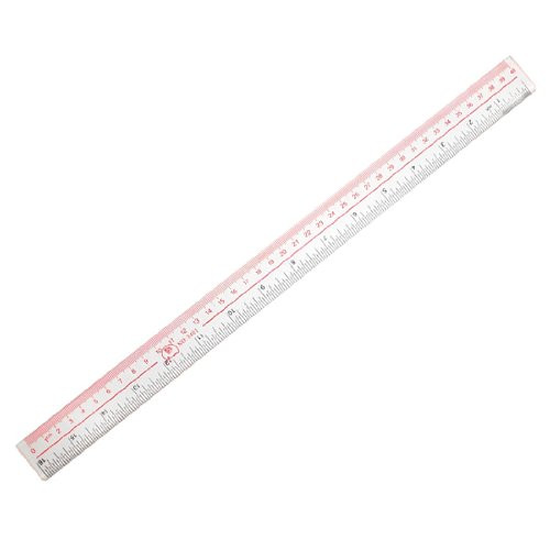 uxcell 40cm 16 Inches Length Measure Clear Plastic Straight Edge Ruler