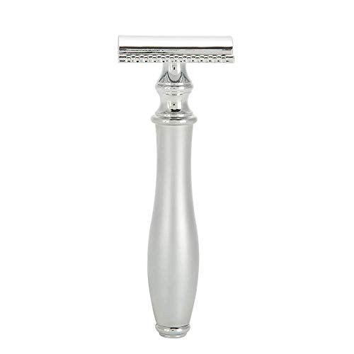 Long Handle Double Edge Safety Razor, Stainless Steel Safety Shaving Razor Double Edge Manual Razor Men's Beard Shaver Classic Shaver Safety Razor Blades Close Clean Shaving Razor for Men Long Handle Double Edge Safety Razor, Stainless Steel Safety Shaving Razor Double Edge Manual Razor Men's Beard Shaver Classic Shaver Safety Razor Blades Close Clean Shaving Razor for Men