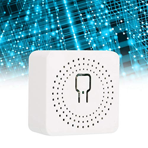 16A 100-240V WIFI Intelligent Switch Module, WIFI Switch 42x42x21mm Dual Remote Control for Wall Switch Box