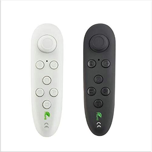 Calvas Wireless Bluetooth Gamepad Update VR Remote Controller For Android Joystick Game Pad Control For 3D Glasses VR BOX - -Color: White-