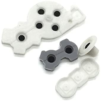 SZLG Right Conductive Rubber Adhesive Button Silicone Pads for Wii Controller