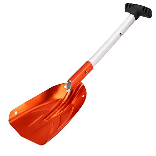 Jingyig Snow Shovel with Skidproof Handle Aluminum Alloy Snow Shovel Telescopic Shovel, Shovel, Outdoor Camping for Home for Car