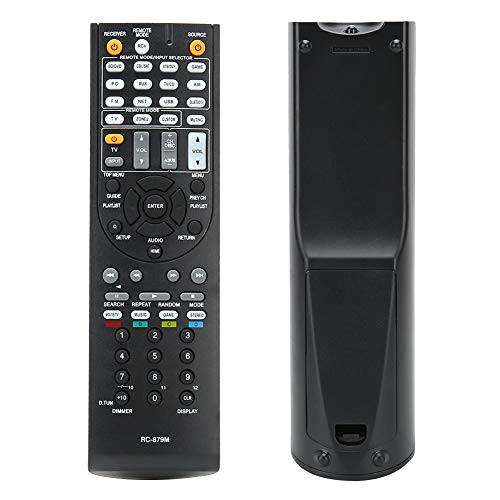 RC-879M Remote for ONKYO, AV Receiver Replacement Remote Control for ONKYO TX-NR535 TX-SR333 HT-R393 HT-S3700