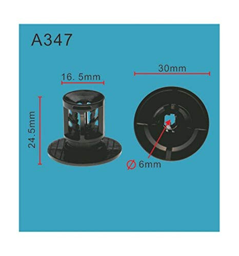 Autobahn88 Front Floor Cover Clip, fits for Toyota Lexus, Corolla -OEM: 9046717027C0- -Pack of 20-