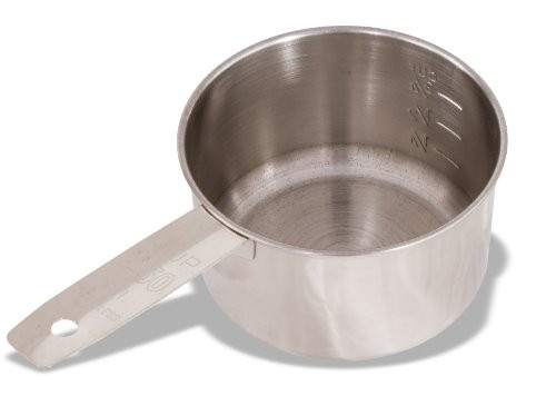 Crestware Commercial Grade, MEACP1, Stainless Steel Measure, 1 Cup Only -Package of 12-