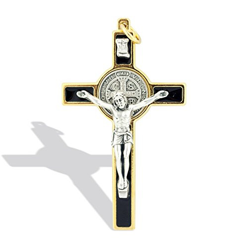 Catholic Saint Benedict Crucifix Necklace