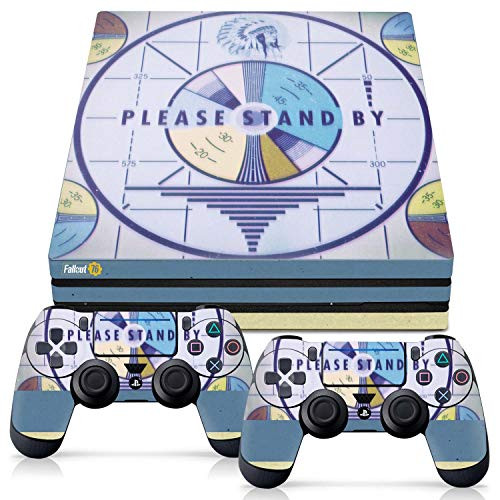 Controller Gear Officially Licensed Console Skin Bundle for PS4 Pro - Fallout - Please Stand By