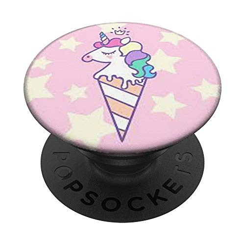 Unicorn Icecream PopSockets PopGrip: Swappable Grip for Phones  and  Tablets