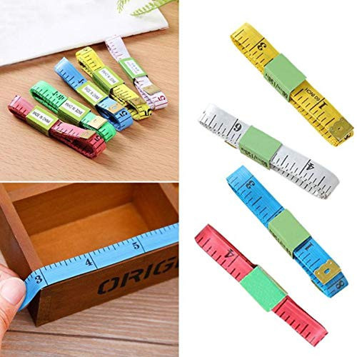 ZHONGJIUYUAN Pack of 20 Tape Measure 60 inches/150cm Inch Double-scale Soft Tape Measuring Body Weight Loss Medical Body Measurement Sewing Tailor Cloth Ruler Dressmaker Flexible Ruler Tape Measure Co ZHONGJIUYUAN Pack of 20 Tape Measure 60 inches/150cm Inch Double-scale Soft Tape Measuring Body Weight Loss Medical Body Measurement Sewing Tailor Cloth Ruler Dressmaker Flexible Ruler Tape Measure Co