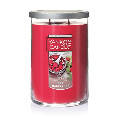 Yankee Candle Large 2-Wick Tumbler Candle, Red Raspberry