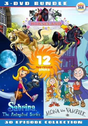 Girls Animation Bundle - Horseland  plus Sabrina  plus Mona the Vampire