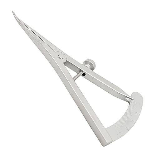 Measuring Range of 0 To 20 Mm, Straight 3.25 Inches Stainless Steel Advanced Instruments Dental Calipers -elbow-