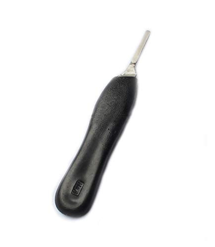 OdontoMed2011 Scalpel Knife Handle 4 Black Plastic Grip Veterinary, Dental Instruments