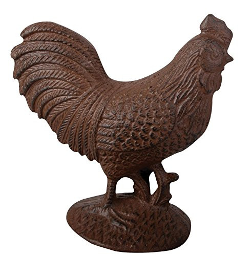 Esschert Design Cast Iron Decorative Rooster, Large