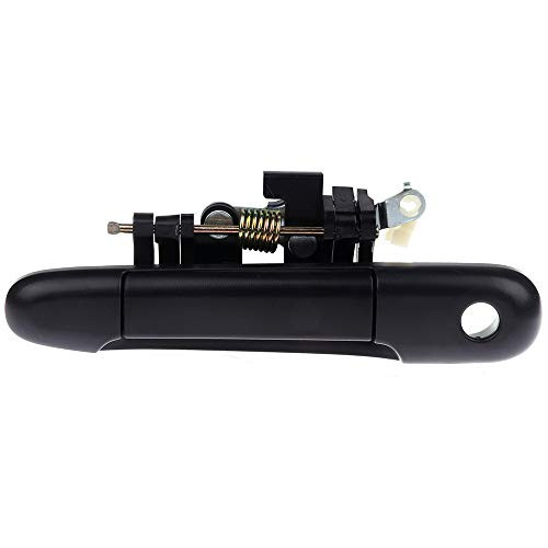 LUJUNTEC Exterior Door Handle Front Driver Side Replacement for 1992-1995 for Toyota Paseo Black