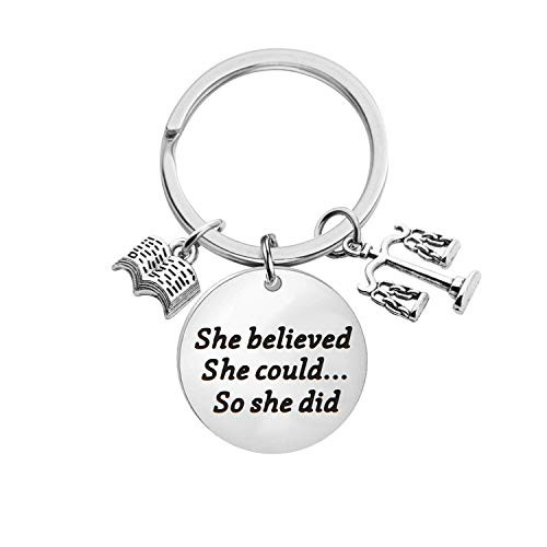 Lawyer Gift Law School Graduation Gift She Believed She Could So She Did Keychain Law Student Gift Future Lawyer Gift -She Believed Lawyer Gift- Lawyer Gift Law School Graduation Gift She Believed She Could So She Did Keychain Law Student Gift Future Lawyer Gift -She Believed Lawyer Gift-