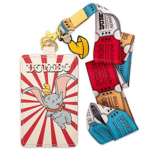 LOUNGEFLY Disney Dumbo Circus Lanyard with CARDHOLDER LOUNGEFLY Disney Dumbo Circus Lanyard with CARDHOLDER