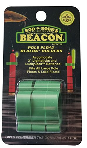 TACKLE BEACON Pole Float Holders - Green - 3 Pack