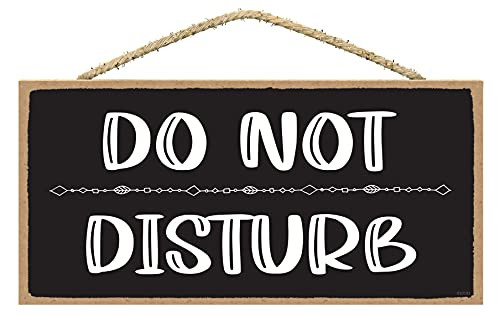 SARAH JOY'S Do Not Disturb Sign - Do Not Disturb Door Sign - Do Not Disturb Office Sign - Do Not Disturb Signs for Office - Office Sign Do Not Disturb