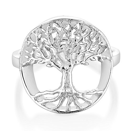 925 Sterling Silver Open Filigree Ancient Tree Of Life Symbol Round Band Ring Size 6 925 Sterling Silver Open Filigree Ancient Tree Of Life Symbol Round Band Ring Size 6