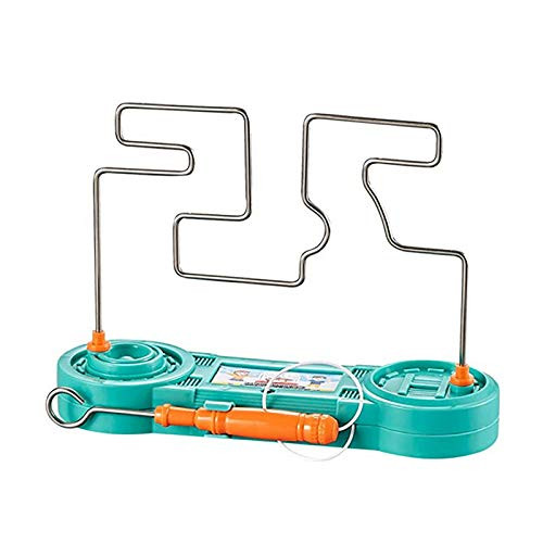 Education Electric Maze Game, Dont Buzz The Wire Game Electric Maze Educational Kit Electric Circuit Motor Kit Party Funny Game Science Experiment Toys Gift for Kids