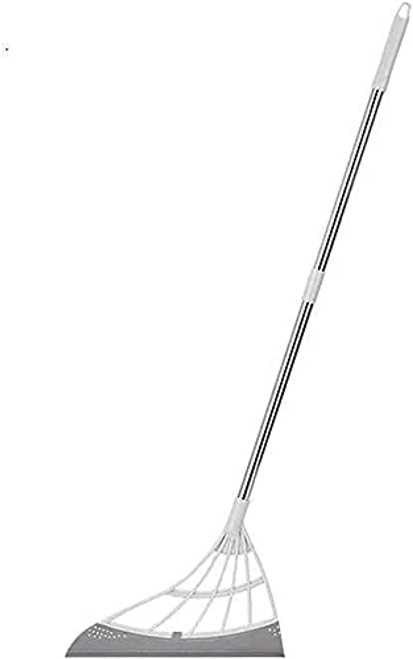 Multifunction Magic Broom, 2-in-1 Sweeper Easily Dry The Floor Surface and Remove Dirt and Hair, Pet Hair Remover, Liquid, Glass Wiper, Super Sweeper Broom for Living Room, Kitchen, Bathroom -Gray- Multifunction Magic Broom, 2-in-1 Sweeper Easily Dry The Floor Surface and Remove Dirt and Hair, Pet Hair Remover, Liquid, Glass Wiper, Super Sweeper Broom for Living Room, Kitchen, Bathroom -Gray-