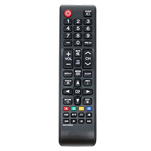 Replacement UN22F5000 HDTV Remote Control for Samsung TV - Compatible with AA59-00666A Samsung TV Remote Control