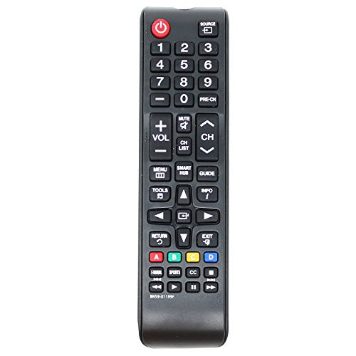 Replacement for UN50KU6300 TV Remote Control Compatible with Samsung TV - Compatible with BN59-01199F Samsung TV Remote Control