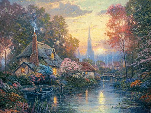 Ceaco Thomas Kinkade - Nanette's Cottage Puzzle -1500 Piece-