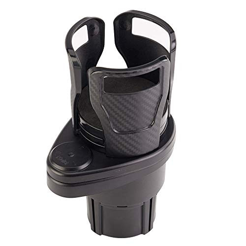 OYOCAM Car Cup Holder Expander Rotating 2 in 1 Cups Stand Adjustable Car Drink Holder Multifunctional Universal Dual Cup Mount Extender Organizer Car Cup Holder Expander Adapter
