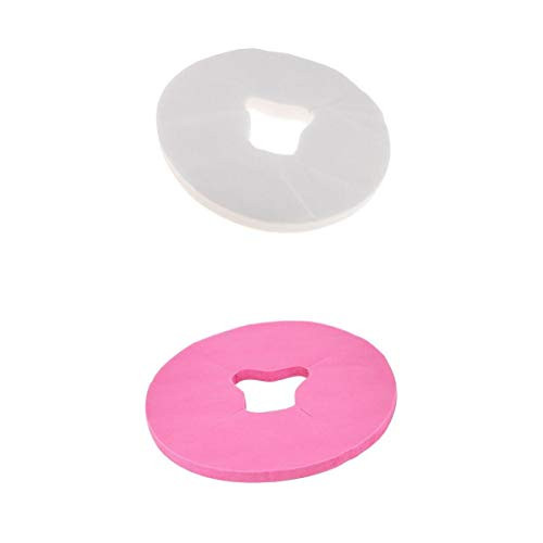 Bonarty 200Pcs Massage Table Bed Disposable Face Cradle Cover Soft Non Woven Pads