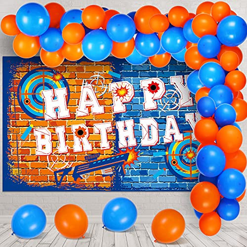 61 Pieces Dart War Party Decorations Supplies Kit Dart War Party Backdrop Balloons Set Shooting Target Gun Theme Party Photography Background Banner Decor for Boys Birthday Party Favor 61 Pieces Dart War Party Decorations Supplies Kit Dart War Party Backdrop Balloons Set Shooting Target Gun Theme Party Photography Background Banner Decor for Boys Birthday Party Favor