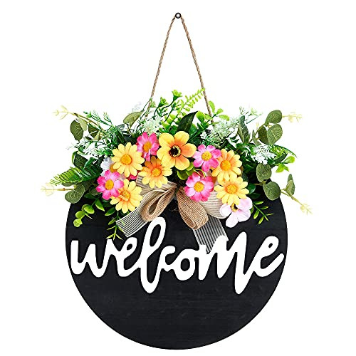 Welcome Sign Front Door Decor,Front Porch Decor for Farmhouse ,Welcome Wreaths for Front Door ,Wooden Welcome Sign Hangers Outdoor Hanging Vertical Sign Welcome Sign Front Door Decor,Front Porch Decor for Farmhouse ,Welcome Wreaths for Front Door ,Wooden Welcome Sign Hangers Outdoor Hanging Vertical Sign