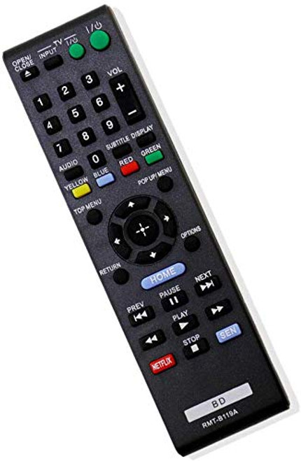NKF New RMT-B119A Replaced Remote for Sony BDP-BX59 BDP-S5100 Blu-ray BD Player