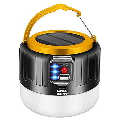 Led Lanterns, Rechargeable Camping Lights, Solar Lantern Camping Flashlight Tent Lights- Remote, Waterproof, 5 Modes Outdoor Camping Lantern for Emergency Hurricane Outage Hiking -Black 1 Pack- Led Lanterns, Rechargeable Camping Lights, Solar Lantern Camping Flashlight Tent Lights- Remote, Waterproof, 5 Modes Outdoor Camping Lantern for Emergency Hurricane Outage Hiking -Black 1 Pack-