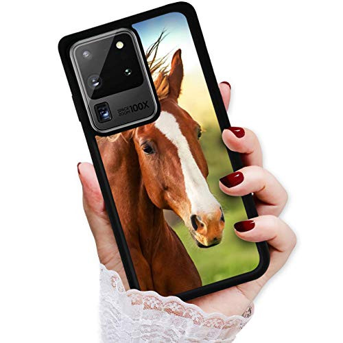 for Samsung Note 20 Ultra, for Samsung Galaxy Note 20 Ultra 5G, Durable Protective Soft Back Case Phone Cover, HOT13168 Brown Horse