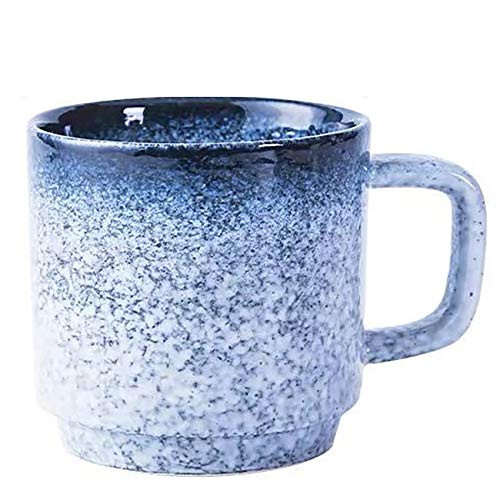 Ceramic Coffee Mug - Tea Cup for Office and Home - Dishwasher and Microwave Safe - Blue
