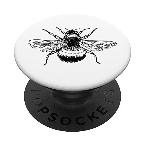 Bumble Bee Insect Drawing Animal Gift PopSockets Grip and Stand for Phones and Tablets Bumble Bee Insect Drawing Animal Gift PopSockets Grip and Stand for Phones and Tablets