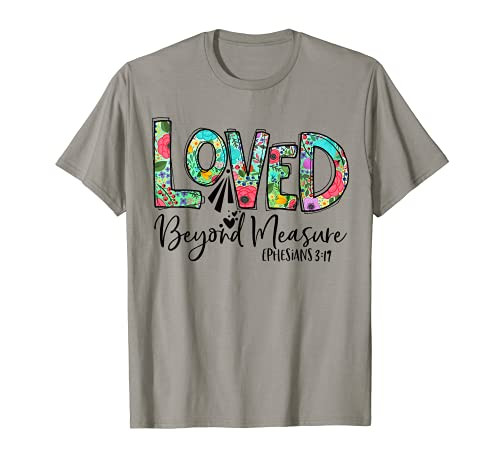 Christian Tshirt Blessed Beyond Measure Loved Beyond Measure T-Shirt